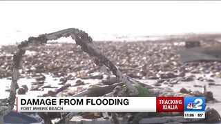 Hurricane Idalia brings several feet of storm surge to Fort Myers Beach