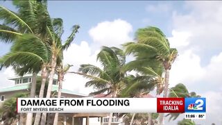 Hurricane Idalia brings several feet of storm surge to Fort Myers Beach