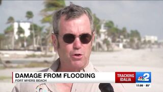 Hurricane Idalia brings several feet of storm surge to Fort Myers Beach