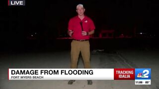 Hurricane Idalia brings several feet of storm surge to Fort Myers Beach