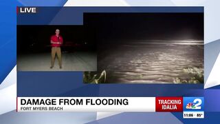 Hurricane Idalia brings several feet of storm surge to Fort Myers Beach