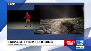 Hurricane Idalia brings several feet of storm surge to Fort Myers Beach