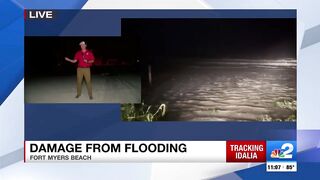 Hurricane Idalia brings several feet of storm surge to Fort Myers Beach