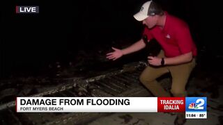 Hurricane Idalia brings several feet of storm surge to Fort Myers Beach