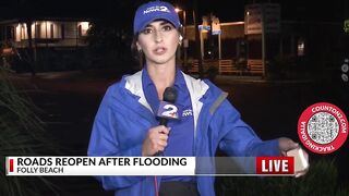 Idalia brings strong winds, huge waves, and floods to Folly Beach