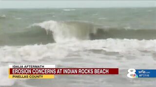 Indian Rocks Beach residents worry about beach erosion after Idalia