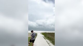 Siesta Beach after Hurricane Idalia