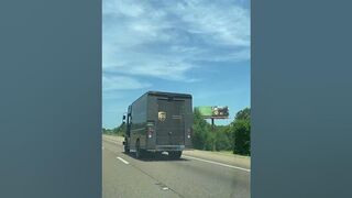 ❤️Trucks on the Interstate I-20 West #truck #mississippi #travelmemories #travel #ups #trucks