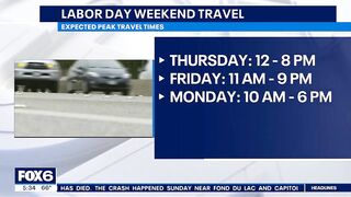 Wisconsin Labor Day weekend travel; drivers should plan ahead | FOX6 News Milwaukee