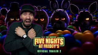 Five NIghts At Freddy's [OFFICIAL TRAILER 2] REACTION