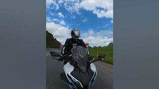 SPORTBIKE RIDE ON A BUMPY ROAD | FUNNY MOTORCYCLE MOMENTS