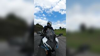 SPORTBIKE RIDE ON A BUMPY ROAD | FUNNY MOTORCYCLE MOMENTS