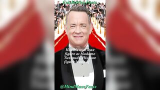 Tom Hanks has his own wax figure... #shorts #facts #celebrity