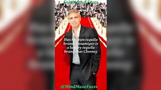 George Clooney has his own tequila brand... #shorts #facts #celebrity