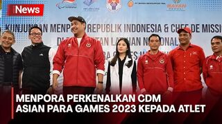 Menpora Kenalkan Angela Tanoesoedibjo sebagai Chef de Mission kepada Atlet Para Games 2023