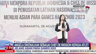 Menpora Kenalkan Angela Tanoesoedibjo sebagai Chef de Mission kepada Atlet Para Games 2023