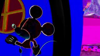 Mickey Mouse Clubhouse HORROR COMPILATION HOT DOG SONG NEON