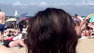 MUST SEE ???? THE HOTTEST DAY ???? on Barceloneta beach 4k Spain Beach Walking Tour