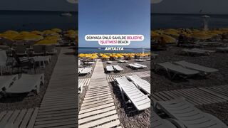 DÜNYACA ÜNLÜ SAHİLDE BELEDİYE İŞLETMESİ BİR BEACH