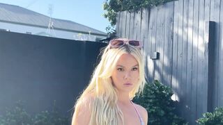 Lauren Stars In Sexy Mesh Mania | Hot Bikini BTS Video