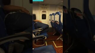 Sleeping On Flight Is Illegal? #travel #flight #india