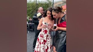 Lea Michele at Tony Awards. On Broadway in Funny Girl. Happy closing night.