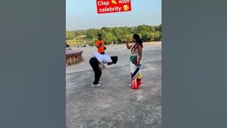 Clap back flip..with..my favorite ???? celebrity ???? #shortvideo #backflip#shorts