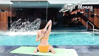 Yoga Stretching Flexibiliti Bikini with Monny