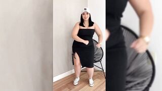 Top curvy Try On Haul Models plus Size????????????Dress the best beautiful model????????Fashion Ideas