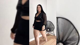 Top curvy Try On Haul Models plus Size????????????Dress the best beautiful model????????Fashion Ideas