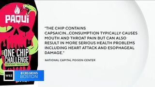 Worcester teen dies after "One Chip Challenge"