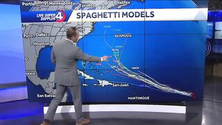 Tropical Storm Lee spaghetti models, track