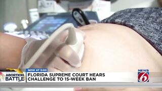 Florida Supreme Court hears challenge to 15-week abortion ban