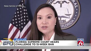 Florida Supreme Court hears challenge to 15-week abortion ban