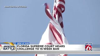 Florida Supreme Court hears challenge to 15-week abortion ban