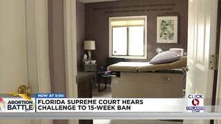 Florida Supreme Court hears challenge to 15-week abortion ban