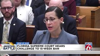 Florida Supreme Court hears challenge to 15-week abortion ban