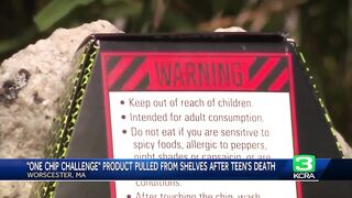 'One Chip Challenge' product recalled after teen's death