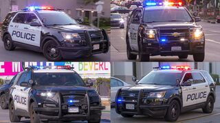 Beverly Hills Police Responding Code 3 (Compilation)