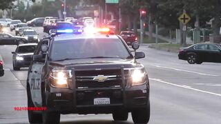 Beverly Hills Police Responding Code 3 (Compilation)