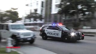 Beverly Hills Police Responding Code 3 (Compilation)