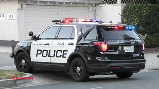 Beverly Hills Police Responding Code 3 (Compilation)