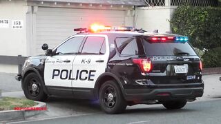 Beverly Hills Police Responding Code 3 (Compilation)