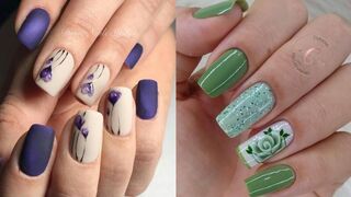 Unique And Stylish Nail Polish Printed Summer Nail Compilation Designs