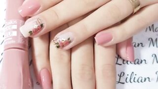 Unique And Stylish Nail Polish Printed Summer Nail Compilation Designs