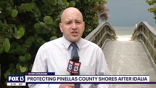 Pinellas residents concerned over beach renourishment after Hurricane Idalia