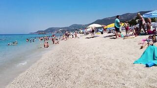 ????????Alanya Kleopatra Beach Walk - Antalya, Türkiye - September 2023 4K