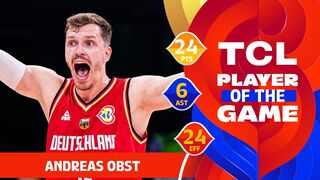 Andreas Obst (24 PTS) | TCL Player Of The Game | USA vs GER | FIBA Basketball World Cup 2023