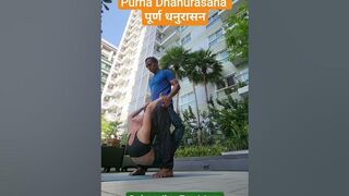 Purna Dhanurasana #backbend #hathayoga #yoga #asana #dhanurasana #viral #short #trendingshorts