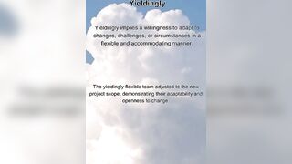 Word of the Day: Yieldingly ???? | Short & Flexible Definition